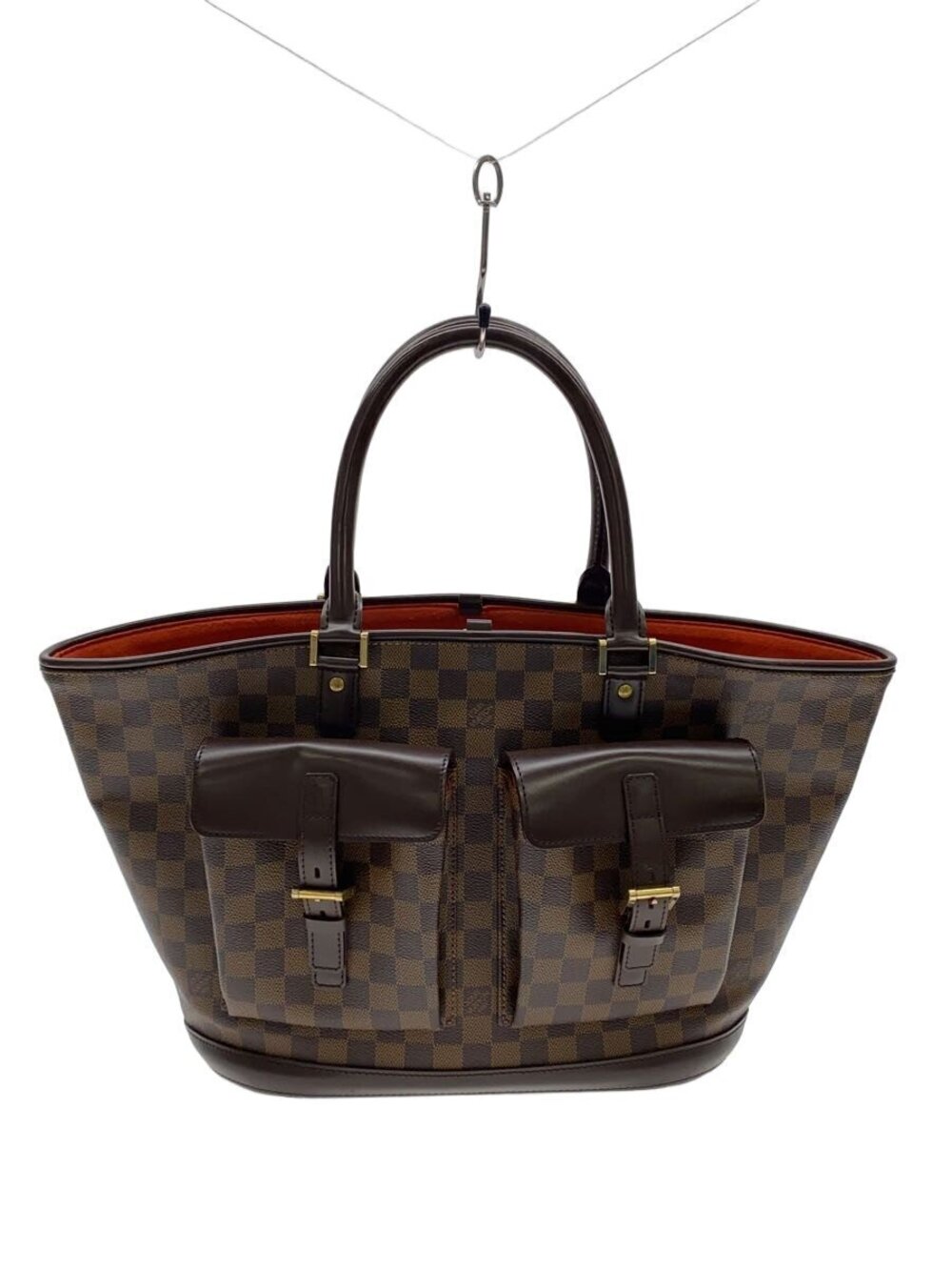 LOUIS VUITTON Manosque Damier Ebene Brown